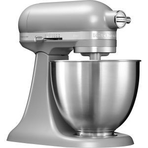 Миксер планетарный бытовой MINI, дежа 3,3л, 3 насадки, 1 чаша, матовый серый (Без оригинальной упаковки)