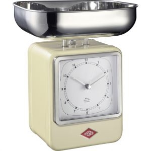 Весы с часами (цвет кремовый), Scales&Clocks (Без оригинальной упаковки) Весы с часами (цвет кремовый), Scales&Clocks (Без оригинальной упаковки)