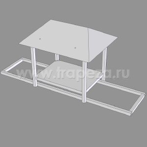 Подставка с навесом для сплит-систем STH/STM/STL, разборная Подставка с навесом для сплит-систем STH/STM/STL, разборная