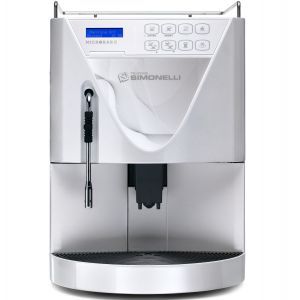 Кофемашина-суперавтомат, 1 группа, 1 кофемолка, белый жемчуг, подключение к воде, обновленный корпус, капучинатор (б/у (бывший в употреблении))