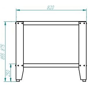 Подставка для печи для пиццы пэп-6-01