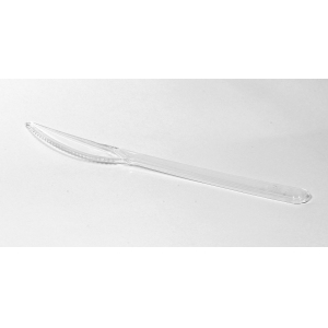 Нож столовый 180мм пластик PS прозрачный