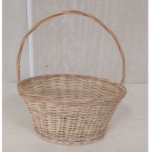 Корзина L 29см w 20см h 15см для подарков с ручкой, плетеная, лоза, шинка