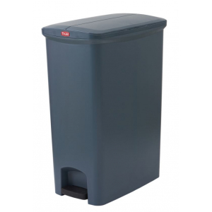Контейнер для мусора L 34,7см w 54,4см h 78,2см 68л, пластик серый