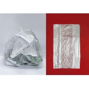 Пакеты для мусора 59л прозрачный полиэтилен