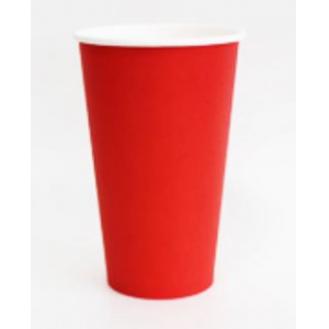 Стакан бумажный для горячих напитков 450мл RED ЭКОНОМ