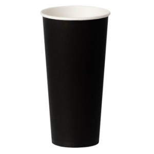 Стакан бумажный для горячих напитков BLACK 500мл