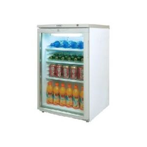 Шкаф холодильный для напитков (минибар), 105л, 1 дверь стекло, 3 полки, ножки, 0/+10С, стат.охл., белый (б/у (бывший в употреблении))