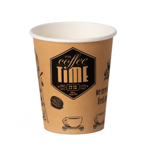 Стакан бумажный для горячих напитков Coffee Time 250мл