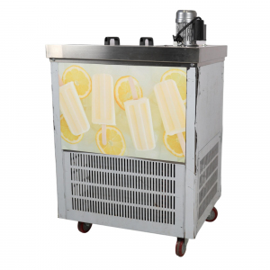Эскимогенератор (фризер) для производства мороженого на палочке, напольный, 80шт. (за 25 минут), -20/-24С, на две прессформы, колеса (Новое, после выс