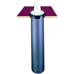Диспенсер для стаканов одноразовых объемом 236-1360мл, встраиваемый, D стакана 73-121мм, вертикальный (горизонтальный), пластик (Новое, после выставок