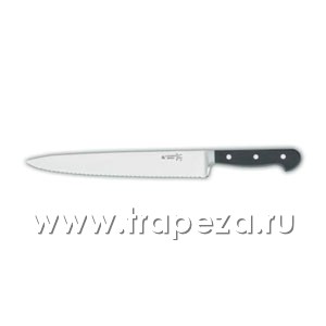 Нож кухонный L 25см кованый с волнист. лезвием, нерж.сталь/POM