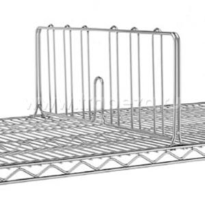 Разделитель решетчатый для полки 457мм, h203мм, сталь с покрытием хромоникелевым, для сухих помещений